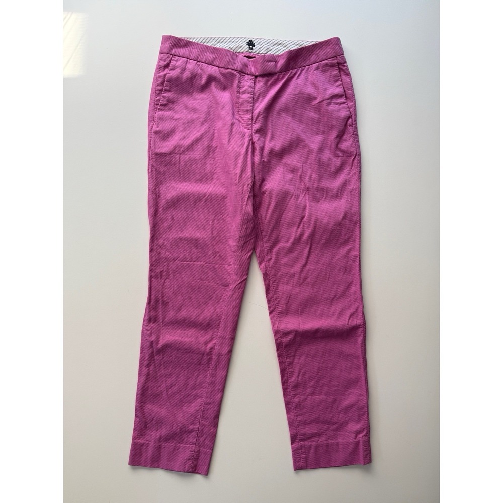 BROOKS BROTHERS Red Fleece Ankle Chino Pant‎ Womens 6 (30x27.5) Pink Spring